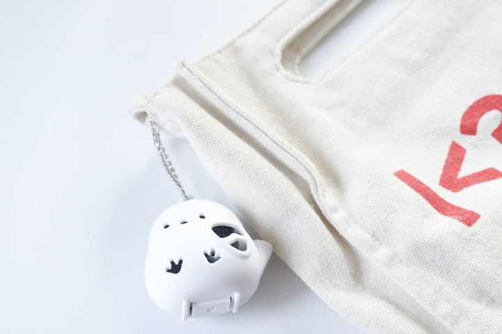 ダイソー Dバルくん虫こないでネット（おでかけ、シマエナガ型） 使用例