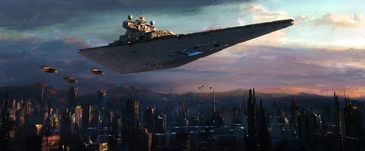 『スター・ウォーズ：モール～』：場面写真（宇宙船）
