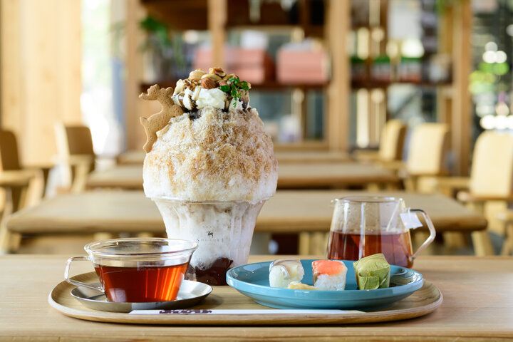 体にやさしい柿の葉茶♪奈良グルメも味わいたい「柿の葉茶専門店SOUSUKE by ほうせき箱」