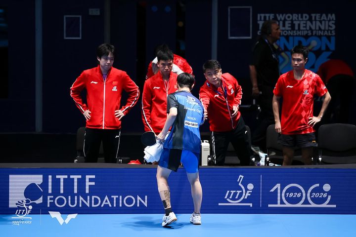 優勝候補の中国男子が韓国に敗れた（C）ITTF
