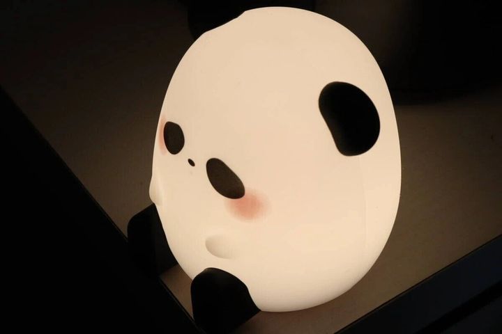 ダイソー センサーライト（パンダ） 光量 使用例