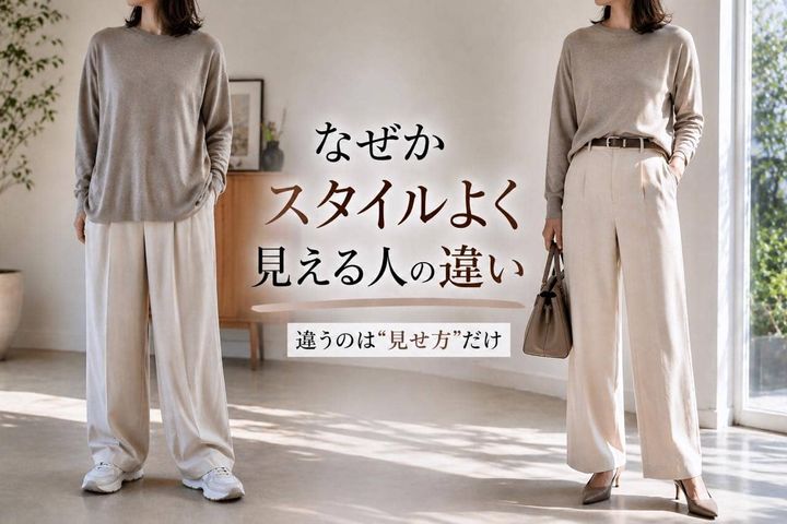 「同じ体型なのに差が出る…」スタイルよく見える人がやっている３つの工夫