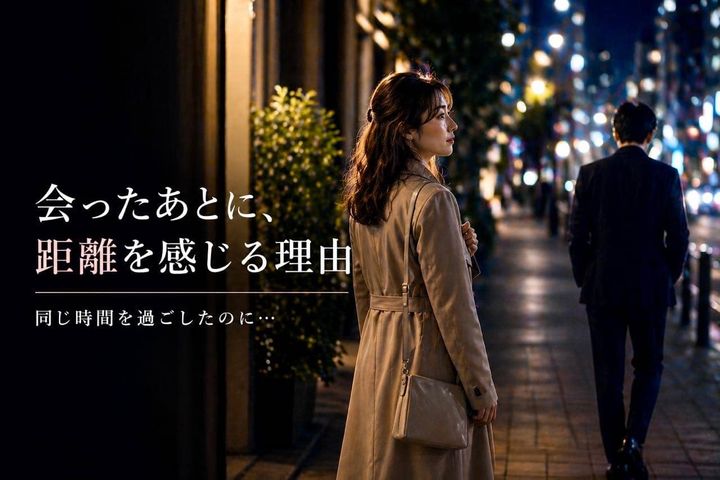 会ったあとに距離を感じる。不倫関係で意外とよくある行動パターン