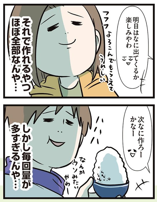毎回量が多すぎるんや… （C）えむふじん／KADOKAWA