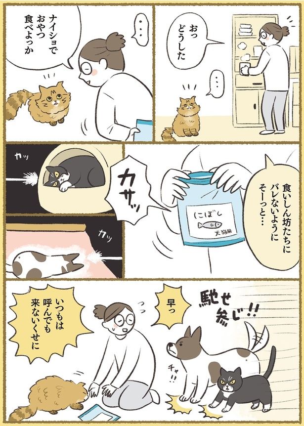 バレないようにそーっと… （C）ふじもりはる／KADOKAWA