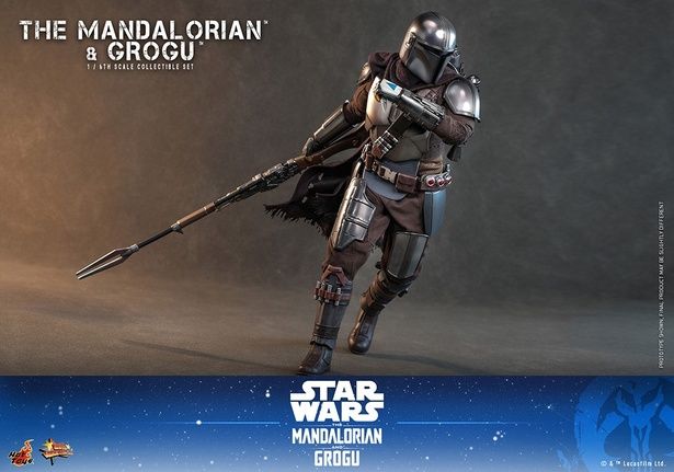 武器と可動の組み合わせで多彩なシーンを再現(「【ムービー・マスターピース】『スター・ウォーズ／マンダロリアン・アンド・グローグー』1/6スケールフィギュア マンダロリアン＆グローグー」) [c] & TM Lucasfilm Ltd.