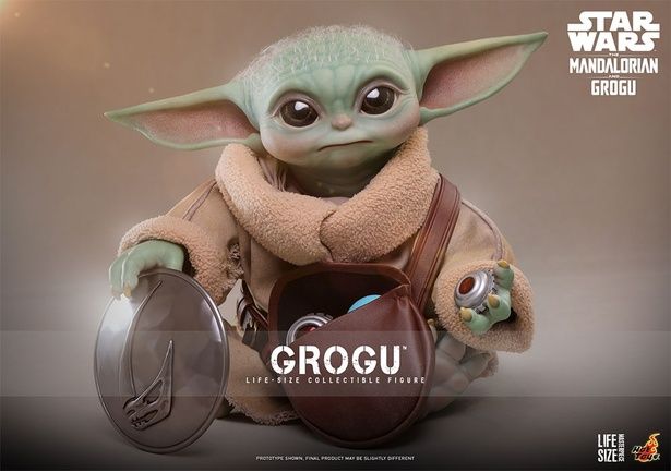 クリクリなお目目がたまらない(「【ライフサイズ・マスターピース】『スター・ウォーズ／マンダロリアン・アンド・グローグー』1/1スケールフィギュア グローグー」) 2026年9月発売予定 価格：50,000円 発売・販売元：株式会社ホットトイズジャパン [c] & TM Lucasfilm Ltd.