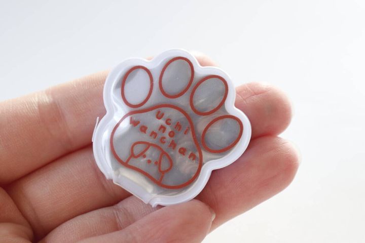 リード用キラキラタグうちのわんちゃん柄 安全対策グッズ