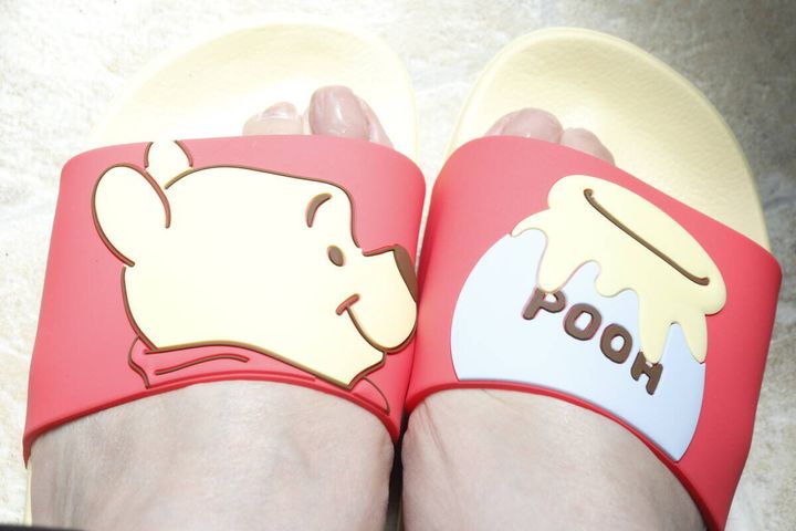 サンダル（くまのプーさん） 使用例