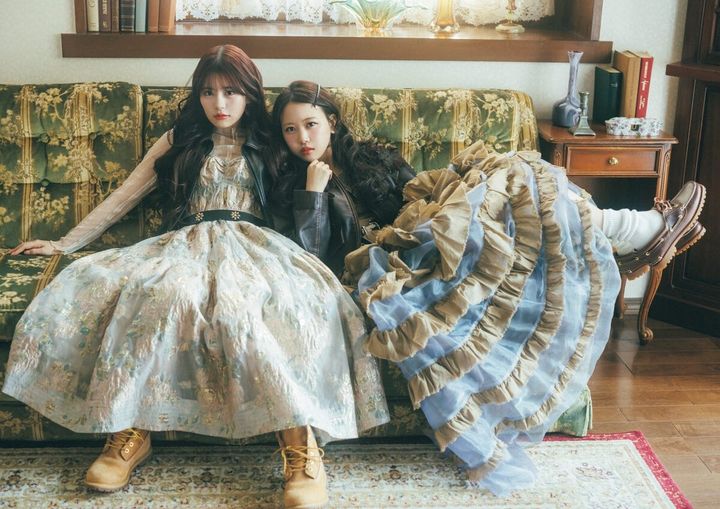 〈FRUITS ZIPPER〉の「あまれん姉妹」と親しまれる仲良しコンビ、月足天音さんと松本かれんさん