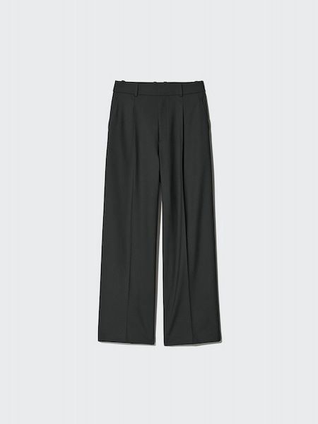 【ユニクロ】きれいめ名品「タックワイドパンツ」