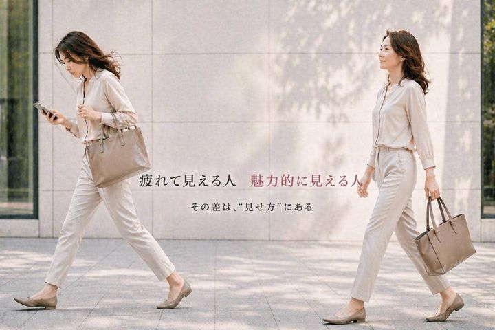 頑張ってるのに疲れて見られる…。魅力的に見える女性との差はどこ？