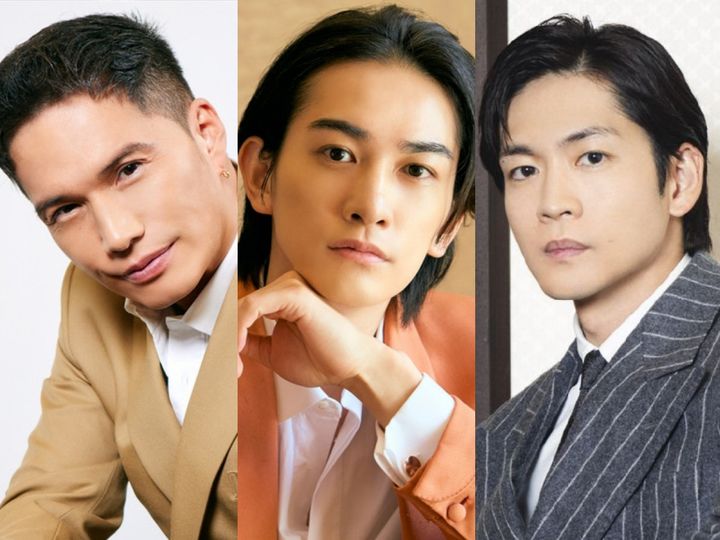 （左から）市原隼人、町田啓太、松下洸平 クランクイン！ width=