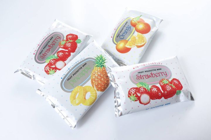 ダイソーの香りつきミニポケットティッシュ4Pのビジュアル