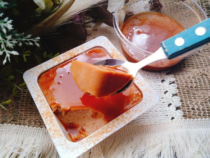 小分けの豆腐パックをそのまま使っちゃう！きな粉豆腐プリン