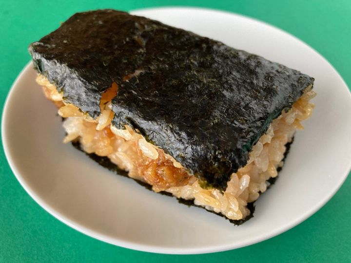 あおさがしっかり香る海老天が美味しい！！【ローソン】「具！おにぎり」の海老天丼のおにぎり