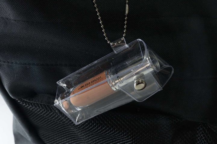 セリアのPVCリップケースの使用例