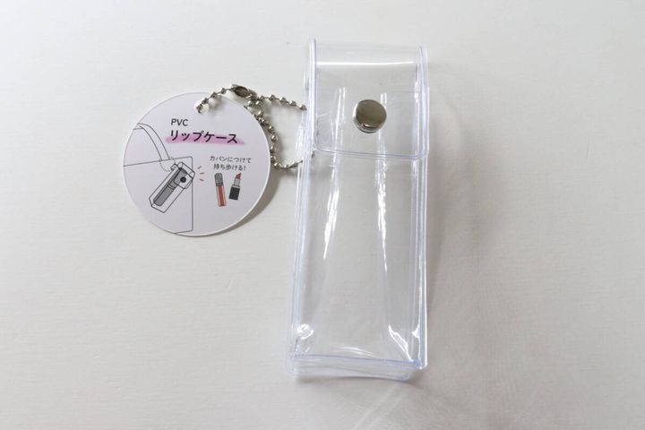 セリアのPVCリップケースのパッケージ
