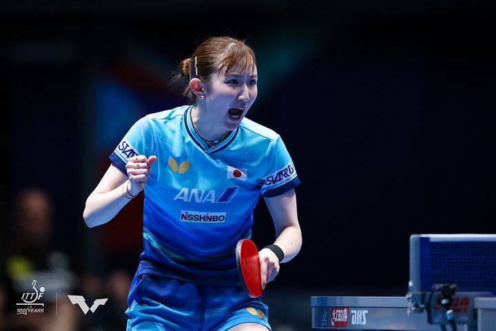 早田ひな（C）ITTF