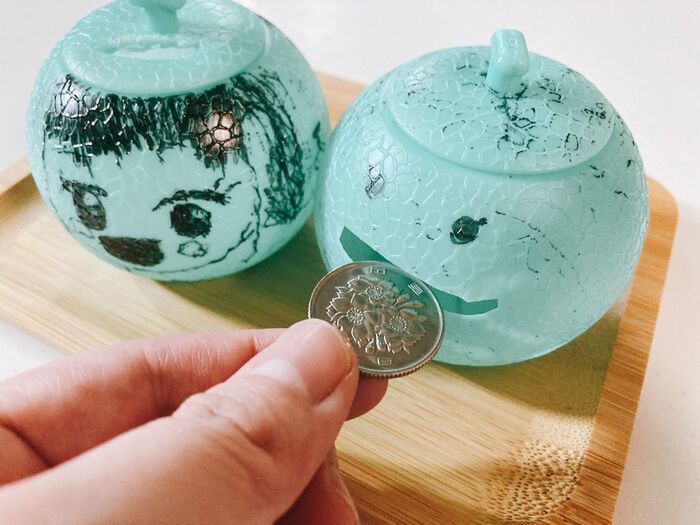 懐かしのメロンアイスの容器、捨てずに活用！ほっこり系の見た目で意外な効果を発揮♡