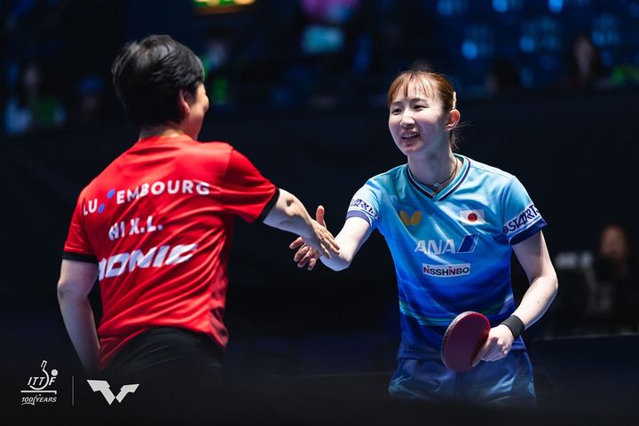 早田ひな（C）ITTF