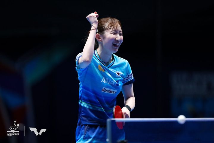 早田ひな（C）ITTF