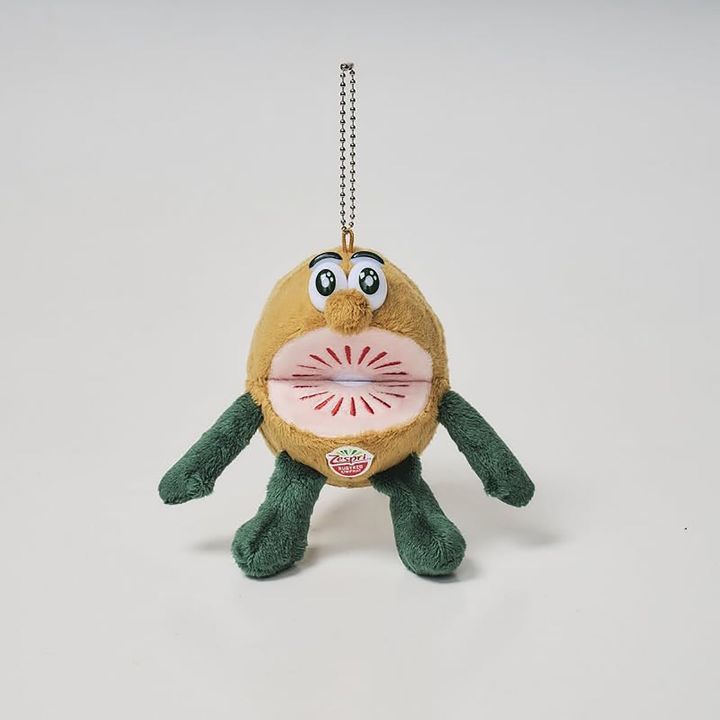 キウイブラザーズ レッドのぬいぐるみエコバッグ