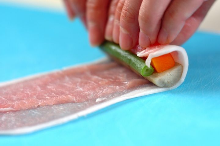 豚肉のゴボウ巻きの作り方2
