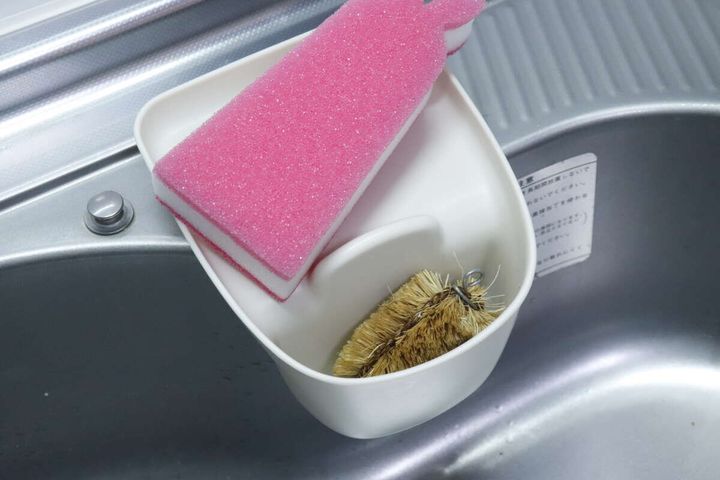 ダイソーのスポンジホルダーの使用例