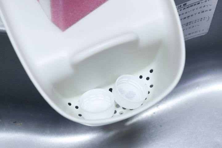 ダイソーのスポンジホルダーの使用例