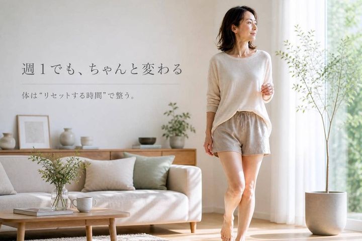 「週１でも変わる？」40代以降に差がつく“体を整えるリセット習慣”