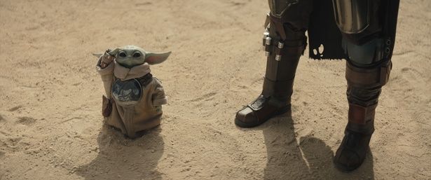 凛々しい表情のグローグー [c]2026 Lucasfilm Ltd. & TM. All Rights Reserved.