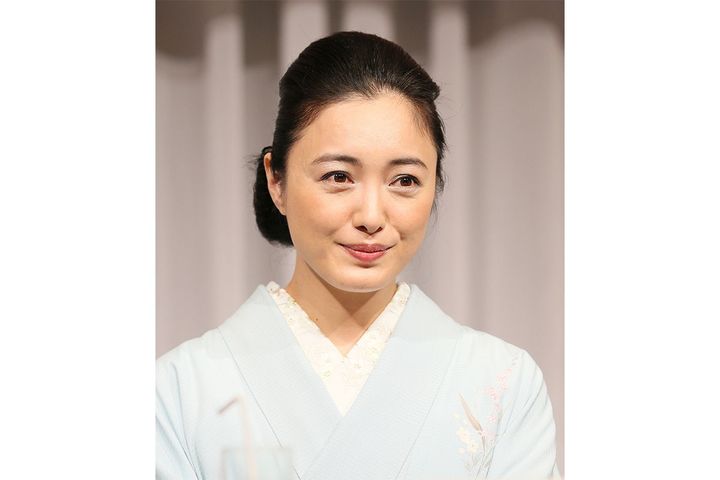 仲間由紀恵さん（2015年08月16日撮影、時事通信）
