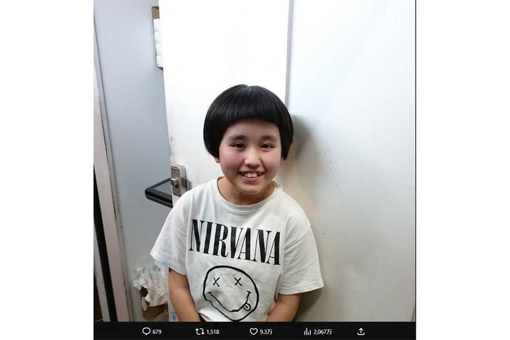 12歳の頃のレイラさん／完熟フレッシュ・池田57CRAZYさんのX（@ikeda57crazy)より