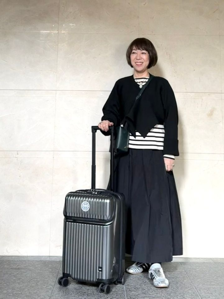 上林さん＿韓国旅行コーデ