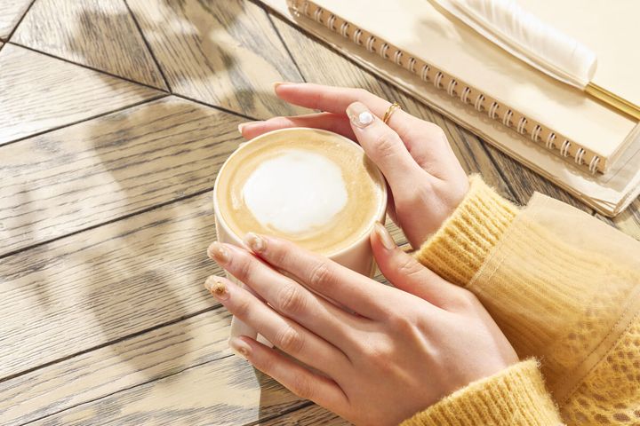 ohora + STARBUCKS ジェルネイルシールタイプ Double Tall Latte02