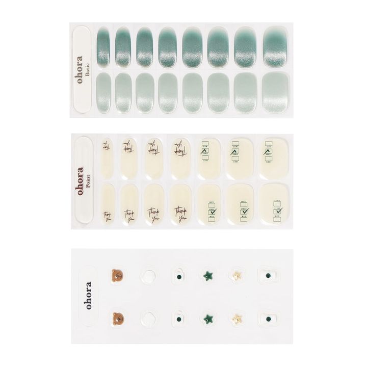 ohora + STARBUCKS ジェルネイルシールタイプ Starbucks Green