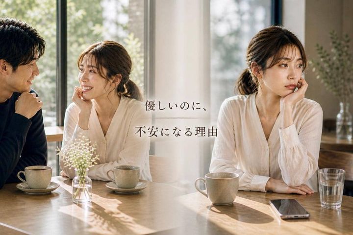 「優しいけど不安…」その違和感、男性の“本気度の差”かもしれない