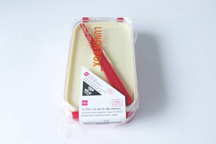 ランチボックス（はし付、1段、400mL） パッケージ