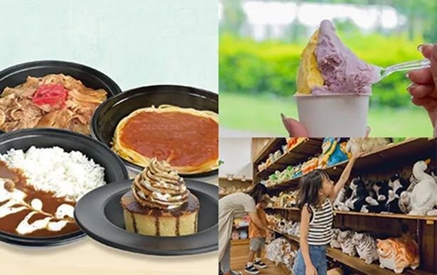 スイーツや軽食、お土産が買えるCafe＆Shopエリア