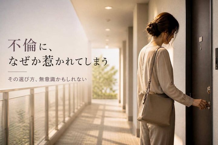 なぜか同じような男性に惹かれる…。不倫に陥りやすい女性の心理