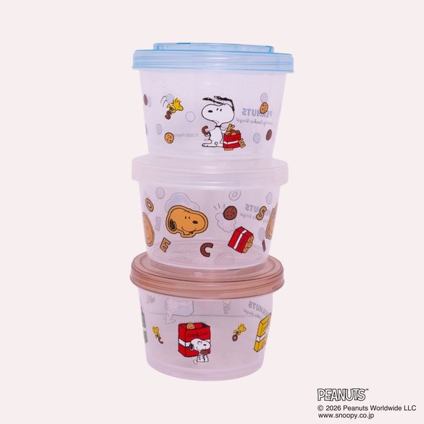 「ジョイント式薄肉保存容器3Pセット」(1210円)