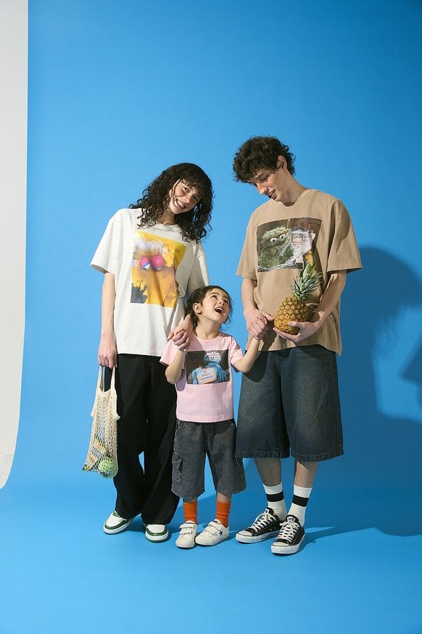 Tシャツは親子でリンクコーデも可能