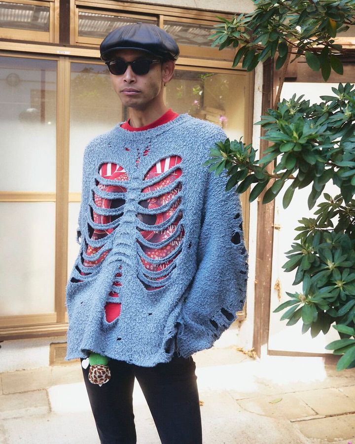 【20代スナップ＠原宿】doubletが存在感抜群な“細見え”コーデ