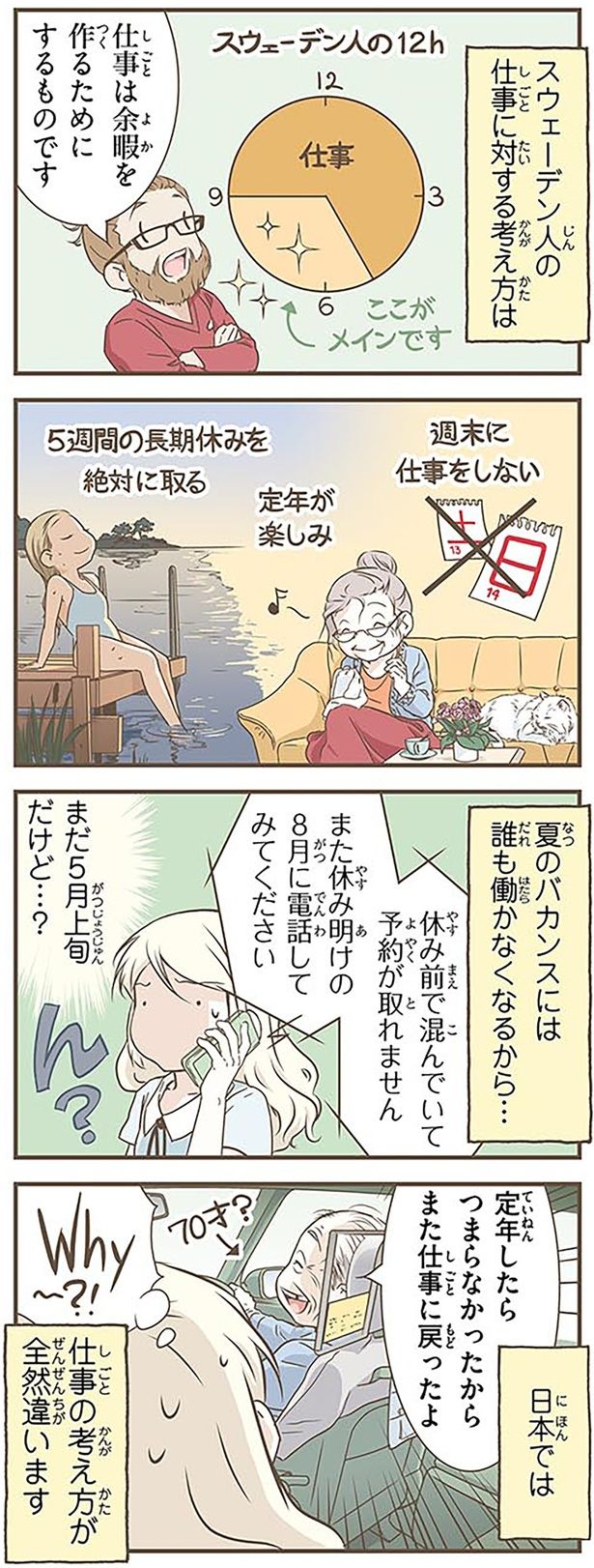 仕事は余暇を作るためにするものです （C）オーサ・イェークストロム／KADOKAWA