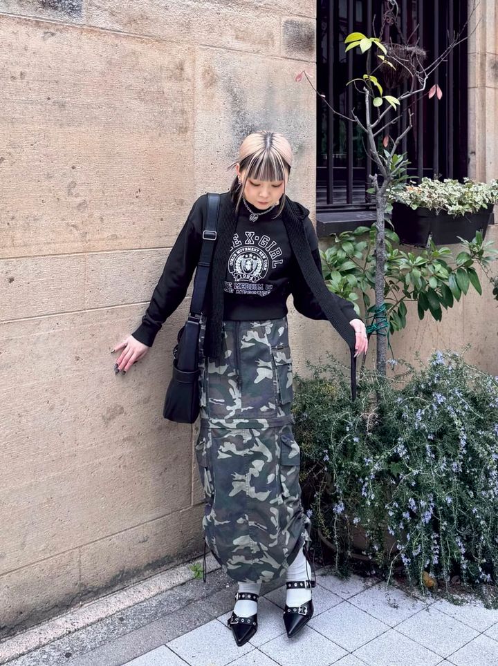【SNAP】ストリート×ミリタリーのミックスコーデ♡ サエピさん