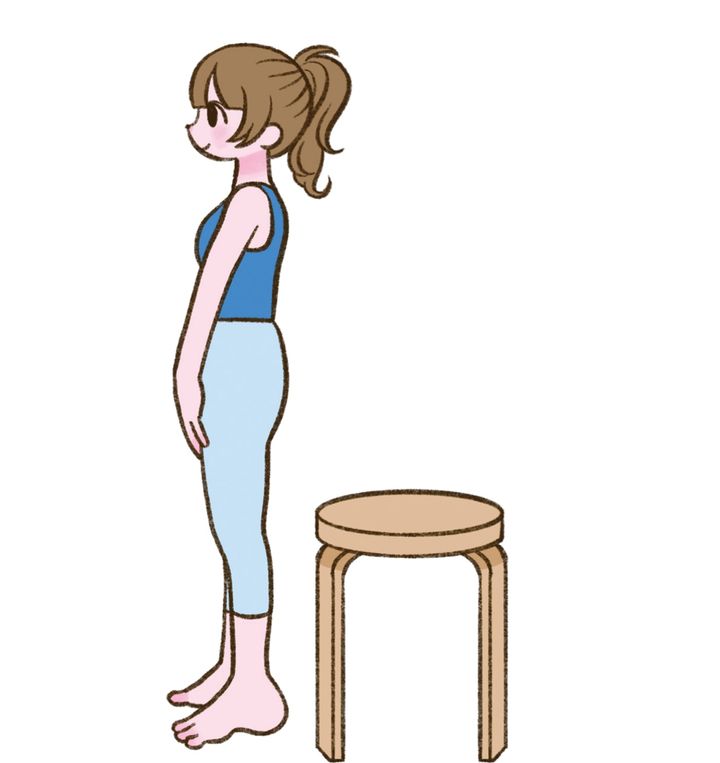 そのまますっと立ち上がる。