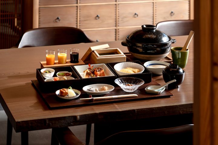 「GORA KADAN FUJI」の朝食。