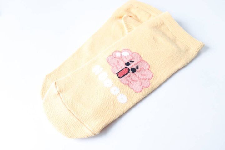 セリアの婦人ショート丈 フロント 臓器ちゃんのイエローの脳