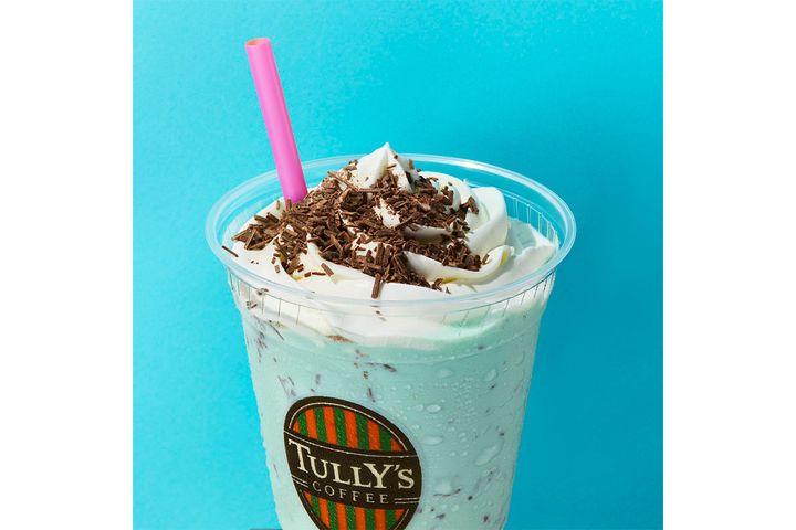 もっと！チョコミントシェイク（Tallのみ）／￥790（税込み）